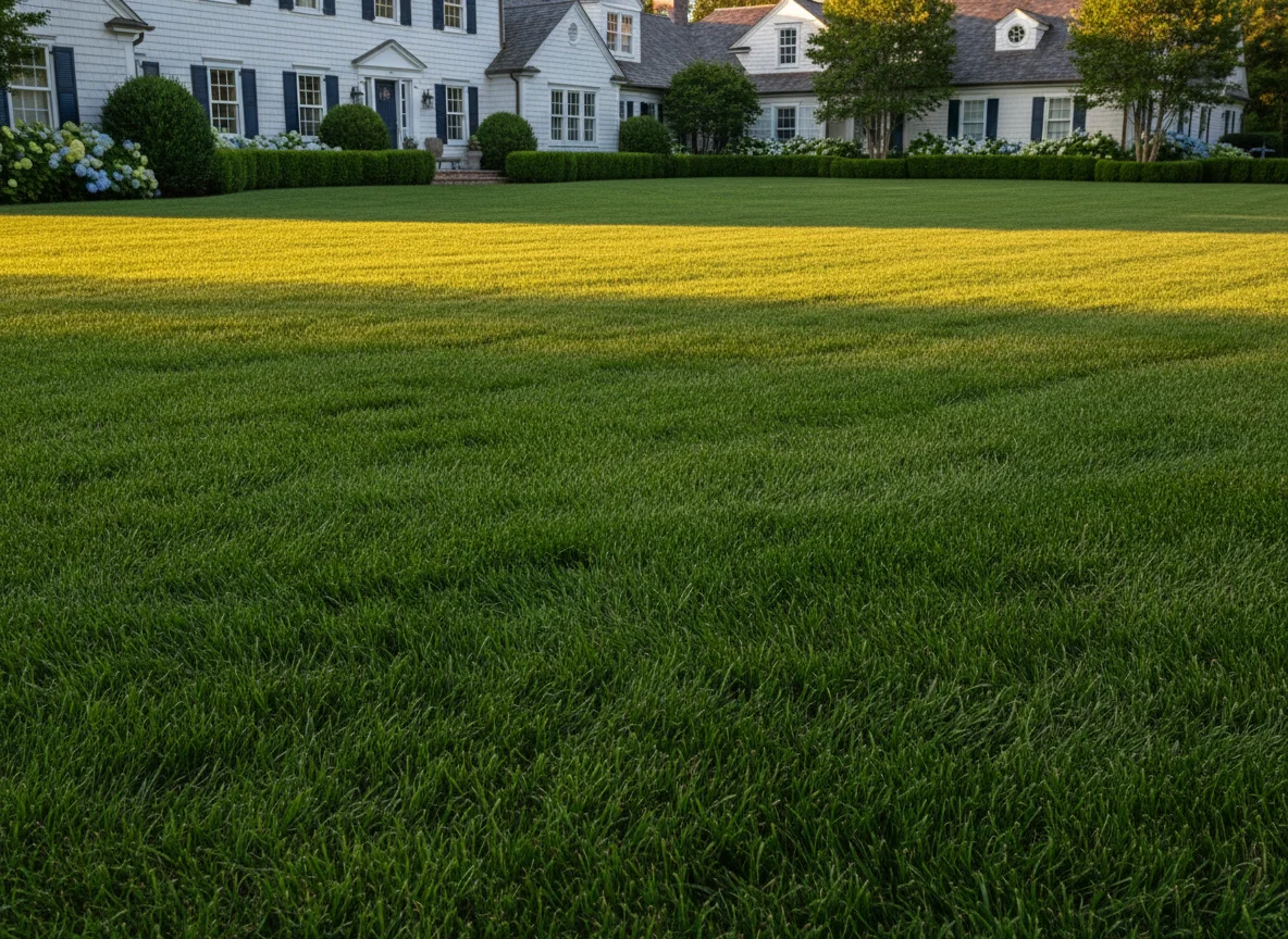Thick lush emerald green lawn after 8 weeks of Everra fertilization